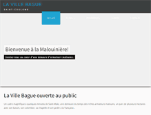 Tablet Screenshot of la-ville-bague.com